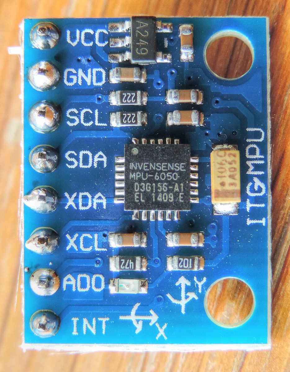 InvenSense MPU-6050を搭載したGY-521モジュール