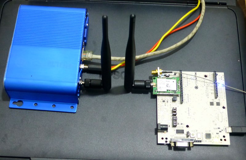 MultiTech ConduitゲートウェイとMultiTech mDotノードによるLoRa/LoRaWAN接続